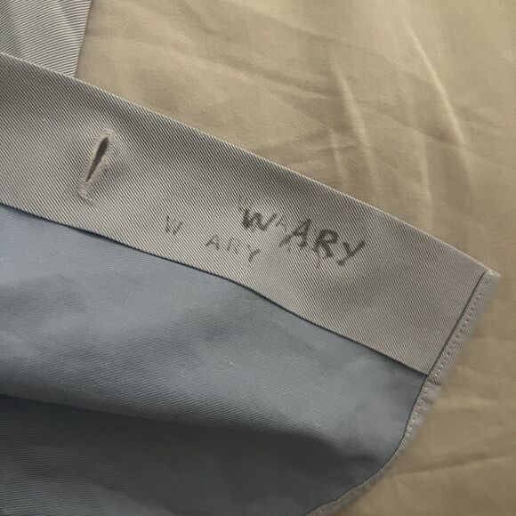 SuitSupply Egyptian Cotton Button Up Shirt Tessitura Monti Blue 43/17 H9092U - Picture 6 of 6